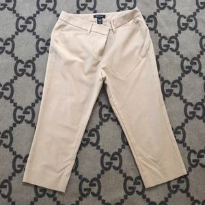 White House Black Market size 6 khaki capris